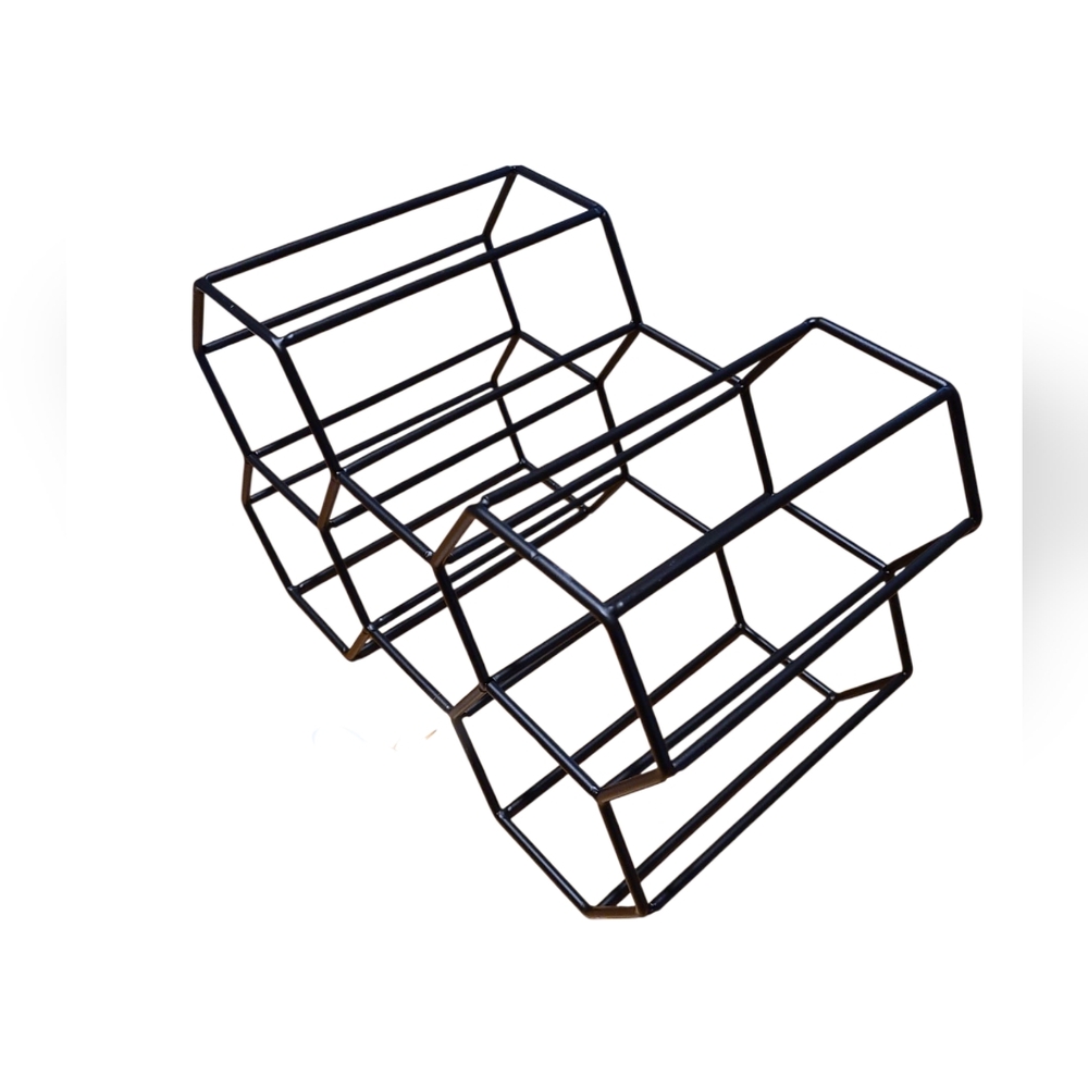 Homeify 5 RACK HONEY COMB FREESTANDING WINE RACK - Picture 5 of 6